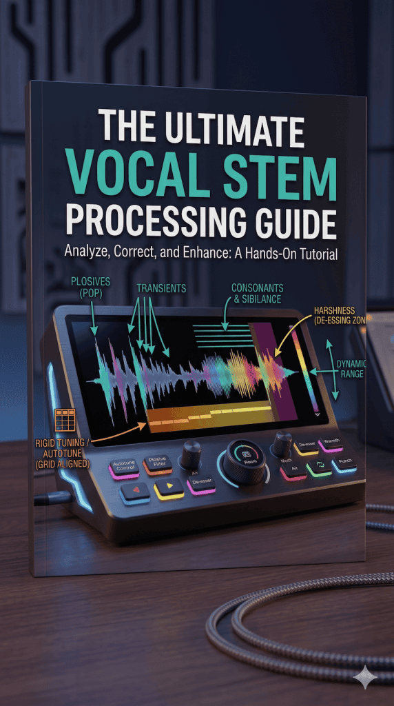 Book Cover - AI Stem Processing Guide - How to fix AI generated vocal stems